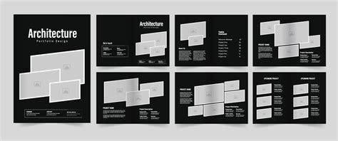 Creative Portfolio Design or Architecture Portfolio Layout Template ...