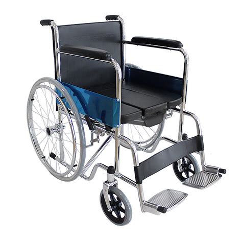 Manual Foldable Steel Wheel Chair Rehabilitation Center Hospital Home