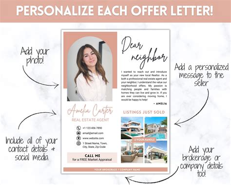 Realtor Introduction Letter Real Estate Agent Template New Agent