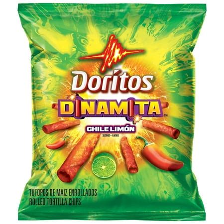 Doritos? Dinamita? Chile Limon Rolled Tortilla Chips 1.25 oz. Bag ...