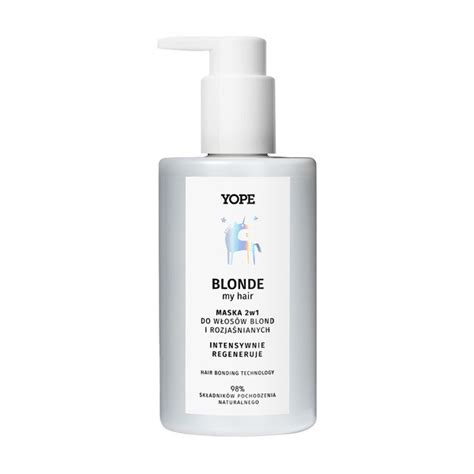 Yope Blonde My Hair Od Ywka Maska Do W Os W W Do W Os W Blond I Rozja Nianych Ml