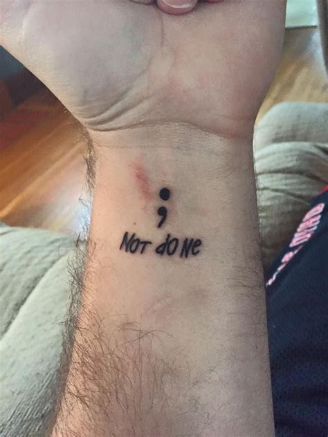 Semicolon Tattoos Used As Tools For Suicide Prevention News