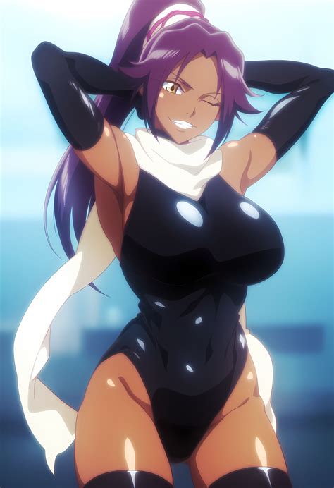 Shihouin Yoruichi By Envisionai On Deviantart