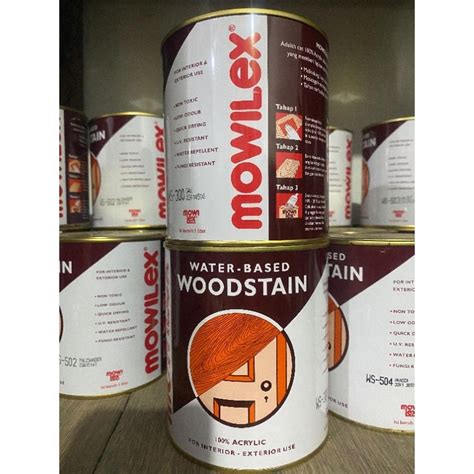 Jual Mowilex Woodstain Liter Politur Kayu Shopee Indonesia