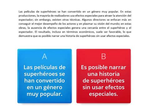 Con Base En El Texto Identifique La Tesis Quiz