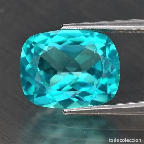 Topacio Ct X Mm Topacio Azul Natural Paraiba Color