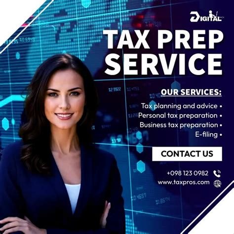 Tax Prep Service Ads Template Postermywall