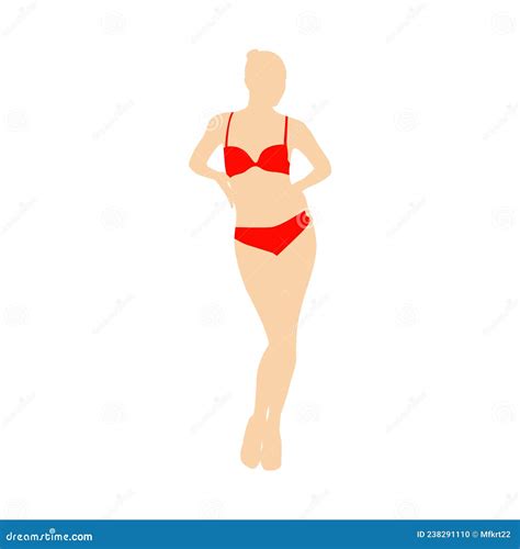 Linda Garota Modelo Lingerie Posando Ilustração do Vetor Ilustração de fofofo fundo