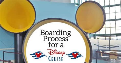 Disney Cruise Port Canaveral Boarding Process Disney Insider Tips