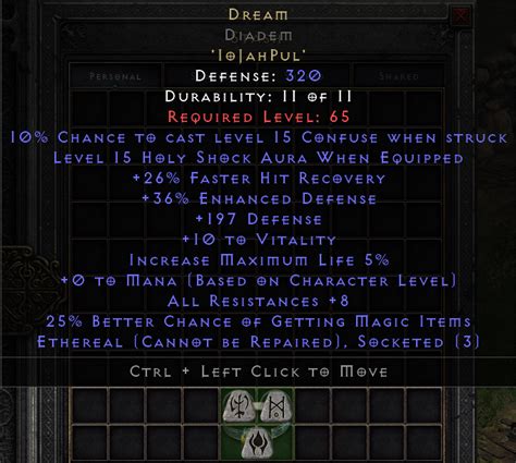 Ft Merc Dream Helm Coh Armor Eth Topic D2jsp