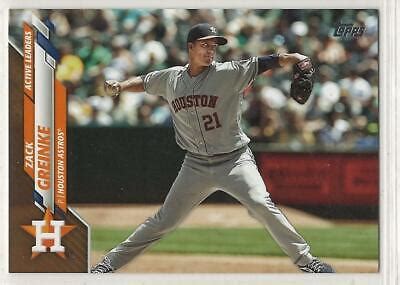 Zack Greinke 2020 Topps Update Gold Parallel D 2020 Card No U 87