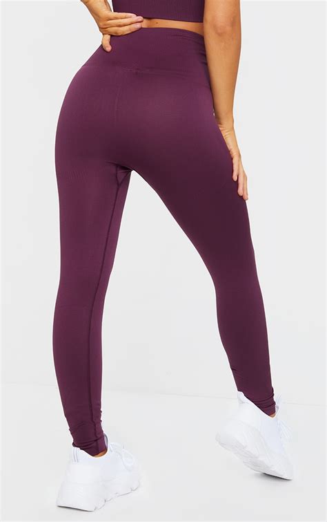 Plum High Waist Seamless Gym Leggings Prettylittlething Aus