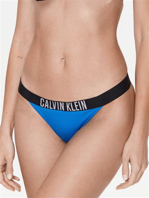 Calvin Klein Swimwear Bikini Partea De Jos KW0KW01984 Albastru Modivo Ro