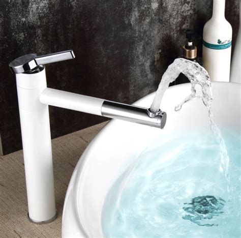 Llave Mezcladora Monomando Grifo Baño Lavabo Blanco R0 128 163000