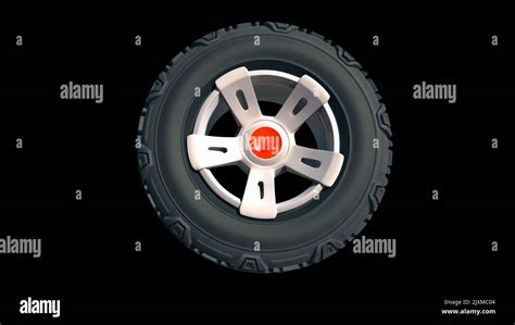 Tyre Wheels 3d Render Stock Photo Alamy