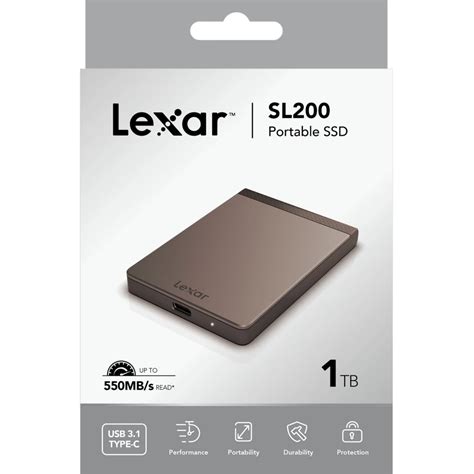 Disque Dur LEXAR SL200 Portable Externe SSD 1TB Detroit Computer