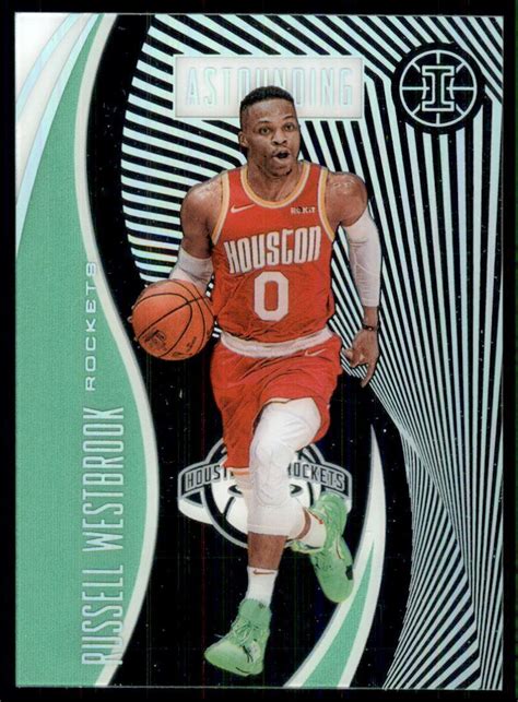 Panini Illusions Astounding Emerald Russell Westbrook Ebay