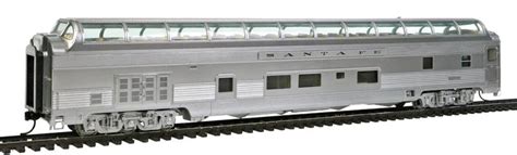 Walthers Proto Deluxe 920 9344 Santa Fe Budd 85 Big Dome Passenger Car