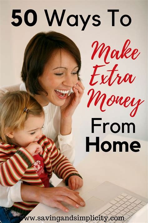 Ways To Make Extra Money From Home Extra Money Money From Home