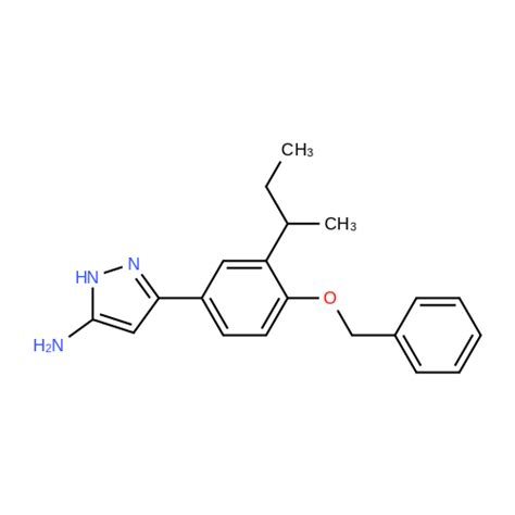 501903 23 7 3 4 Benzyloxy 3 Sec Butyl Phenyl 1H Pyrazol 5 Amine