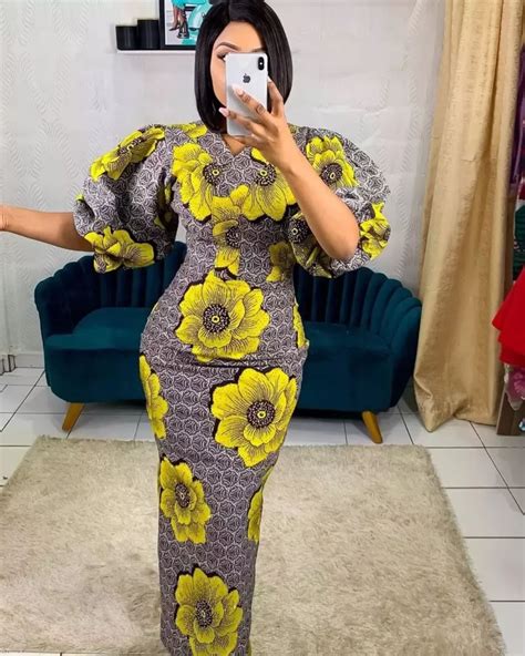 Trending Ankara Straight Long Gown Styles Eucarl Wears