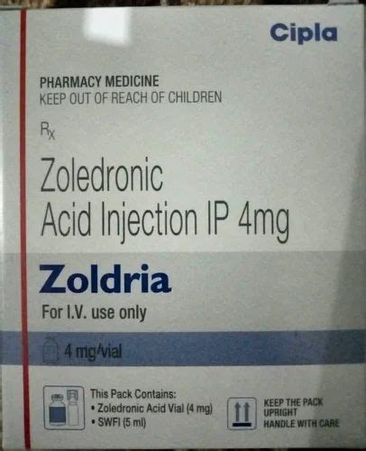 Aclasta 5 Mg Injection At Rs 800 Piece Zoledronic Acid Injection In