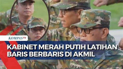 Kompak Begini Potret Menteri Dan Jajaran Kabinet Merah Putih Latihan