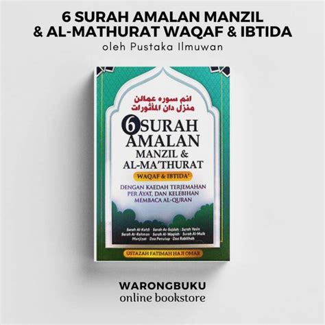 Pustaka Ilmuwan 6 Surah Amalan Manzil Al Ma Thurat Waqaf Ibtida