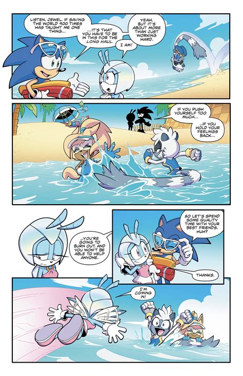 Idw S Sonic The Hedgehog Endless Summer One Shot Out Now Comics Sonic Stadium