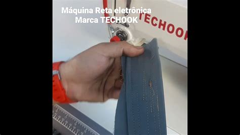 Máquina Reta Eletrônica Marca Techook YouTube