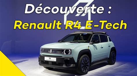 Voici Enfin La Nouvelle Renault R4 E Tech 100 électrique Youtube