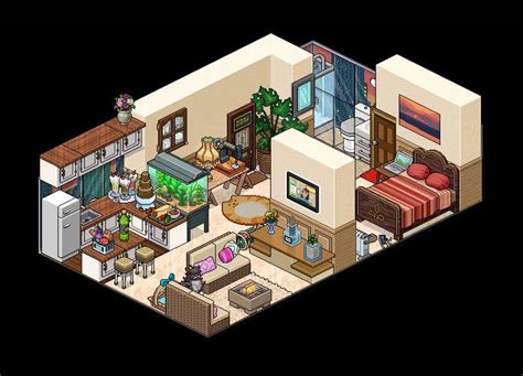 Apartamento Habbo Habbo Habblet Desenho De Arquitetura