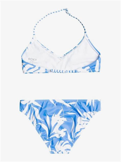 Flowers Addict Conjunto De Bikini Bralette Triangular Para Chicas