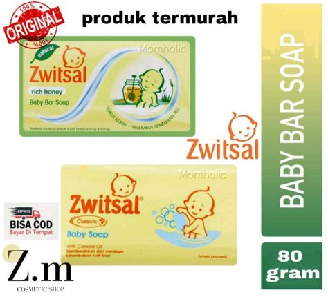 ZWITSAL BABY BAR SOAP CLASSIC RICH AND RICH HONEY SABUN BATANG 80 GRAM