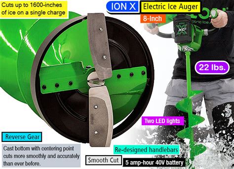 Electric Ion Ice Auger | Review – Chainsaw Journal