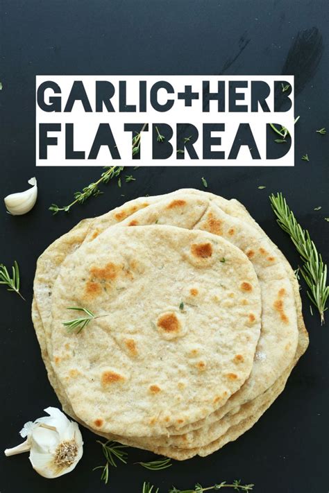 Garlic Herb Flatbread Bowl Minimalist Baker Recipes