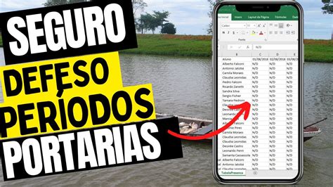 FORMULÁRIO PORTÁRIA PERÍODO SEGURO DEFESO YouTube