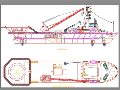 Barco En Autocad Descargar Cad Kb Bibliocad