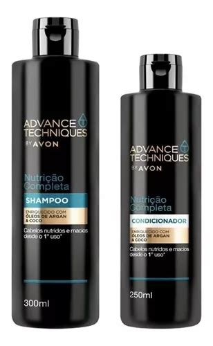 Shampoo Nutri O Completa E Condicionador Avon Techniques Mercadolivre