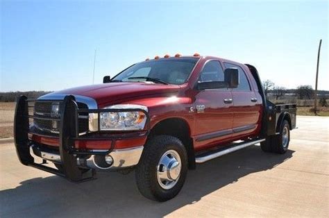 Purchase Used 2007 Ram 3500 Diesel 4x4 Dually 6 Speed Slt Lone Star