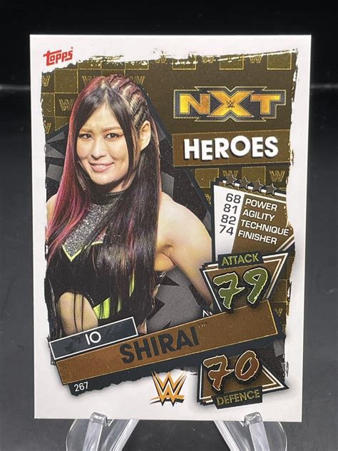 2021 Topps WWE Slam Attax Io Shirai NXT Heroes 267 EBay