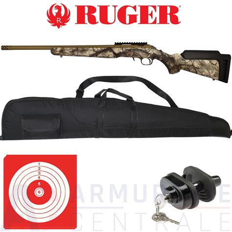 Ruger American Rimfire 22 Magnum Go Wild Camo Armurerie Centrale