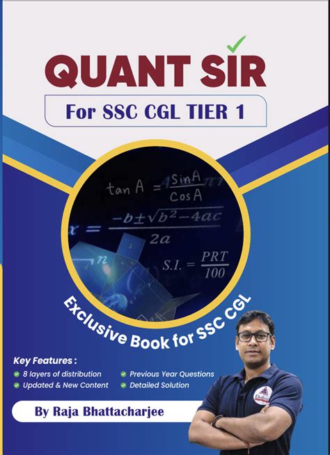 Quant Sir Exclusive Book For Ssc Cgl Maths Quantitative Aptitude Subject