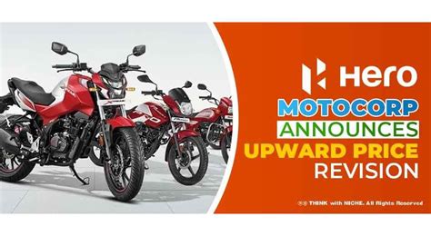 Hero Motocorp Announces Upward Price Revision