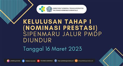 Kelulusan Sipenmaru Jalur Pmdp Tahap I Tahun 2023 Di Undur Poltekkes