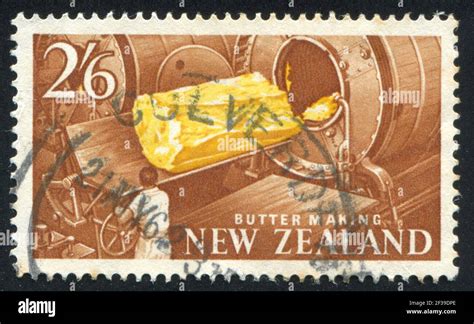 NEW ZEALAND CIRCA 1960 Stamp Printed By New Zealand Shows Butter