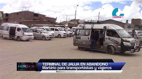 Terminal De Jauja En Mal Estado Youtube