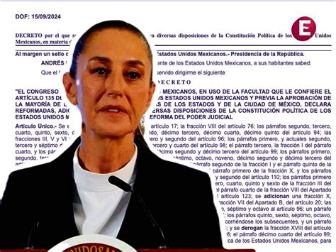 Reforma judicial Sheinbaum denunciará a jueza que ordenó baja publicación