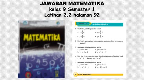 Jawaban Matematika Kelas Latihan Halaman Berikut Id