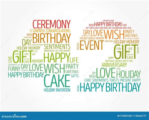 42nd Birthday Card Wishes Stock Illustration CartoonDealer 208167397